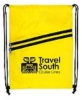 Good Value™ Neon Multi-Zippered Drawstring Backpack - Neon yellow